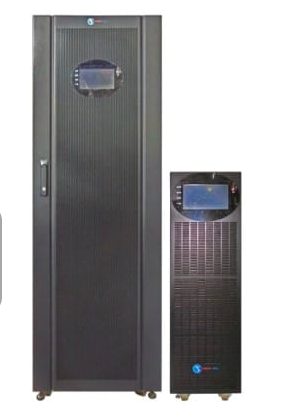 UPS Power All modelo PA DSPK60-2 de 60 Kva, con gabinete de baterías interno Respaldo 8 min, trifásico, voltaje de entrada 220/127 +/-20%, voltaje de salida 208/120 +/-1%